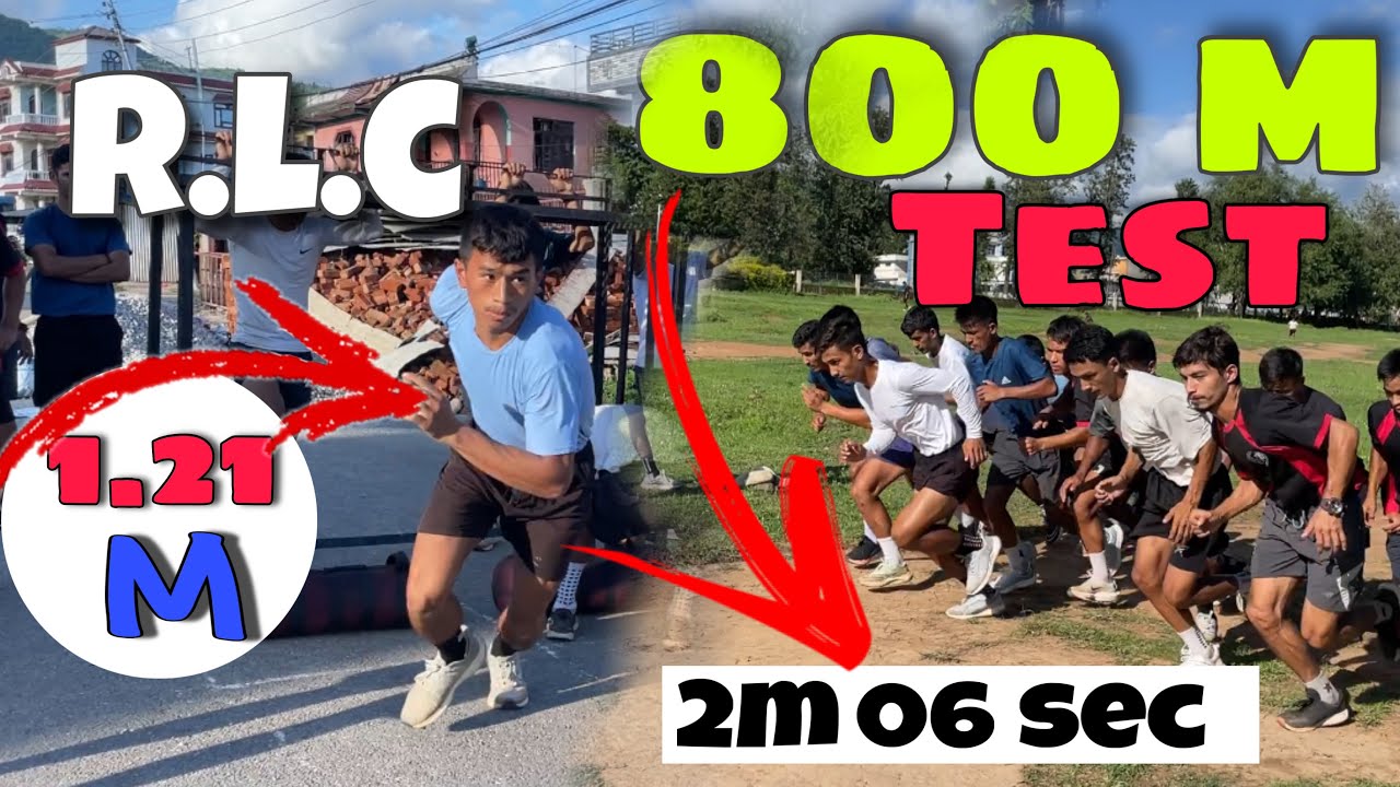 Intake 2025 800 m Test  Brave Gorkha Surkhet#srmpvlog #britisharmy #singaporepoliceforce