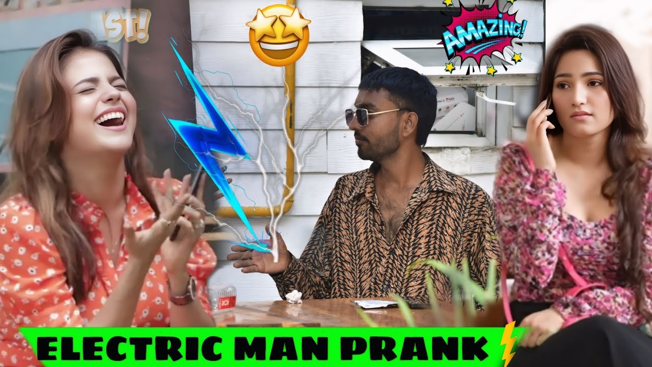 ELECTRIC MAN PRANK ⚡ Hand Stocking Prank FUNY VIDEO 😂 || King  Prank Tv