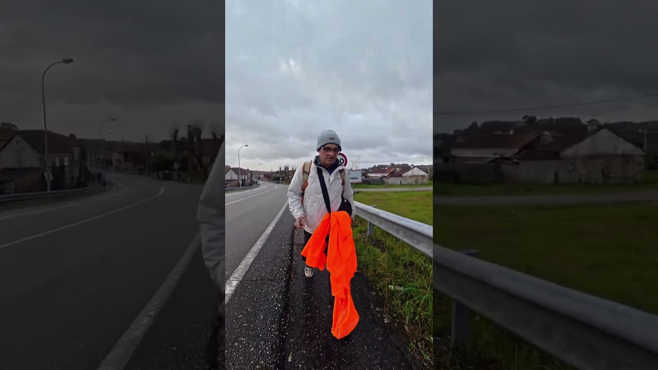 De Tui a O Porriño en tiempo de lluvias.