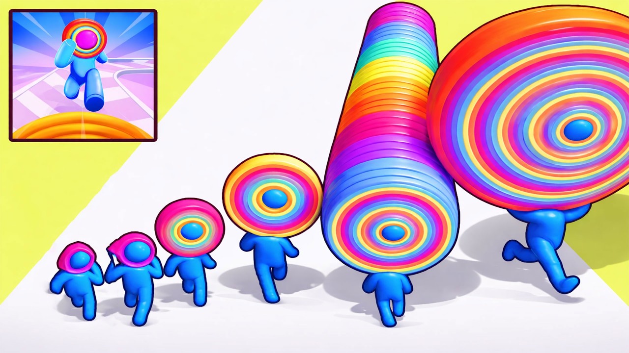 🧍Layer Man Gameplay Walkthrough Levels 2–18 – Satisfying Layer Collection & Running (Android,iOS)