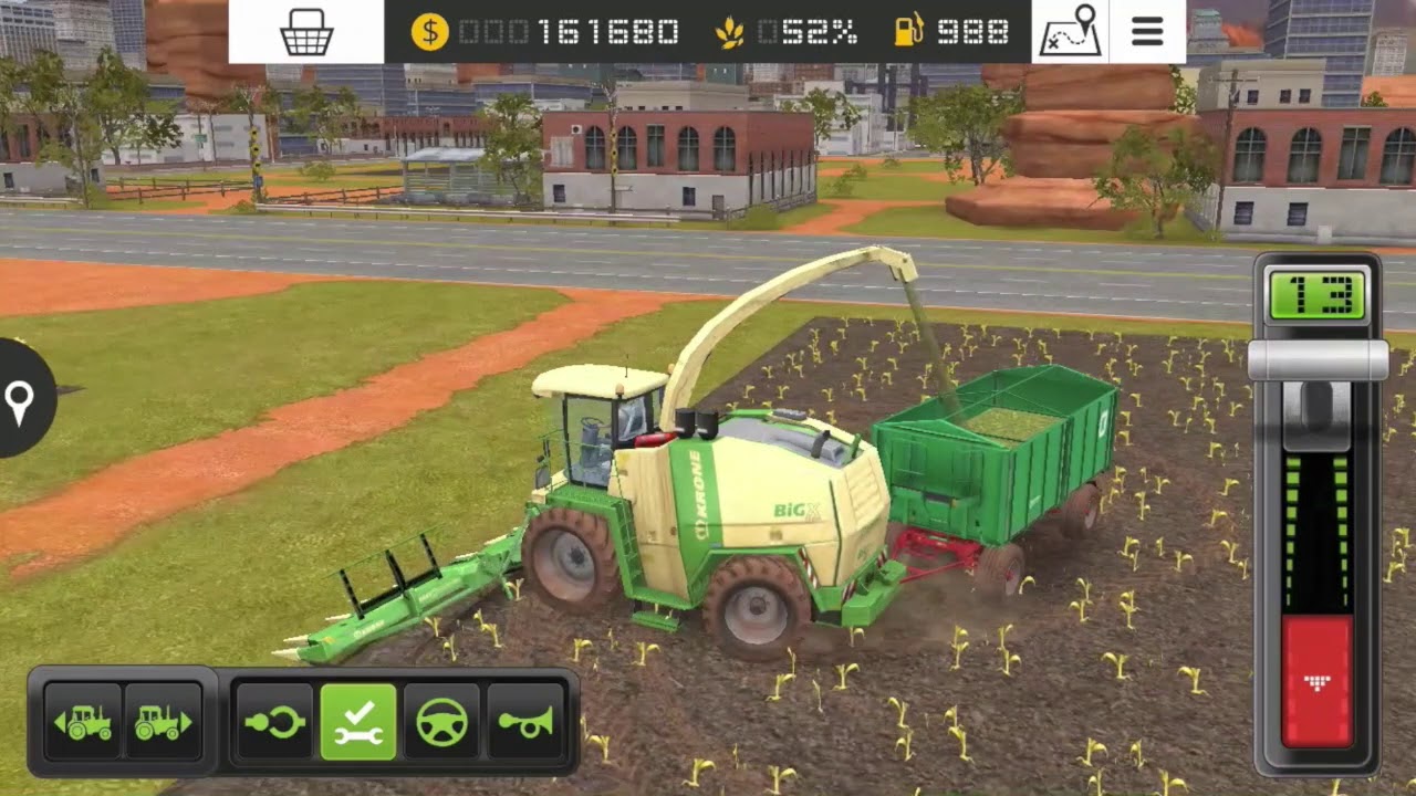Farming Simulator 18 - #11 Krone BiG X 1100 - Corn Harvest - Gameplay