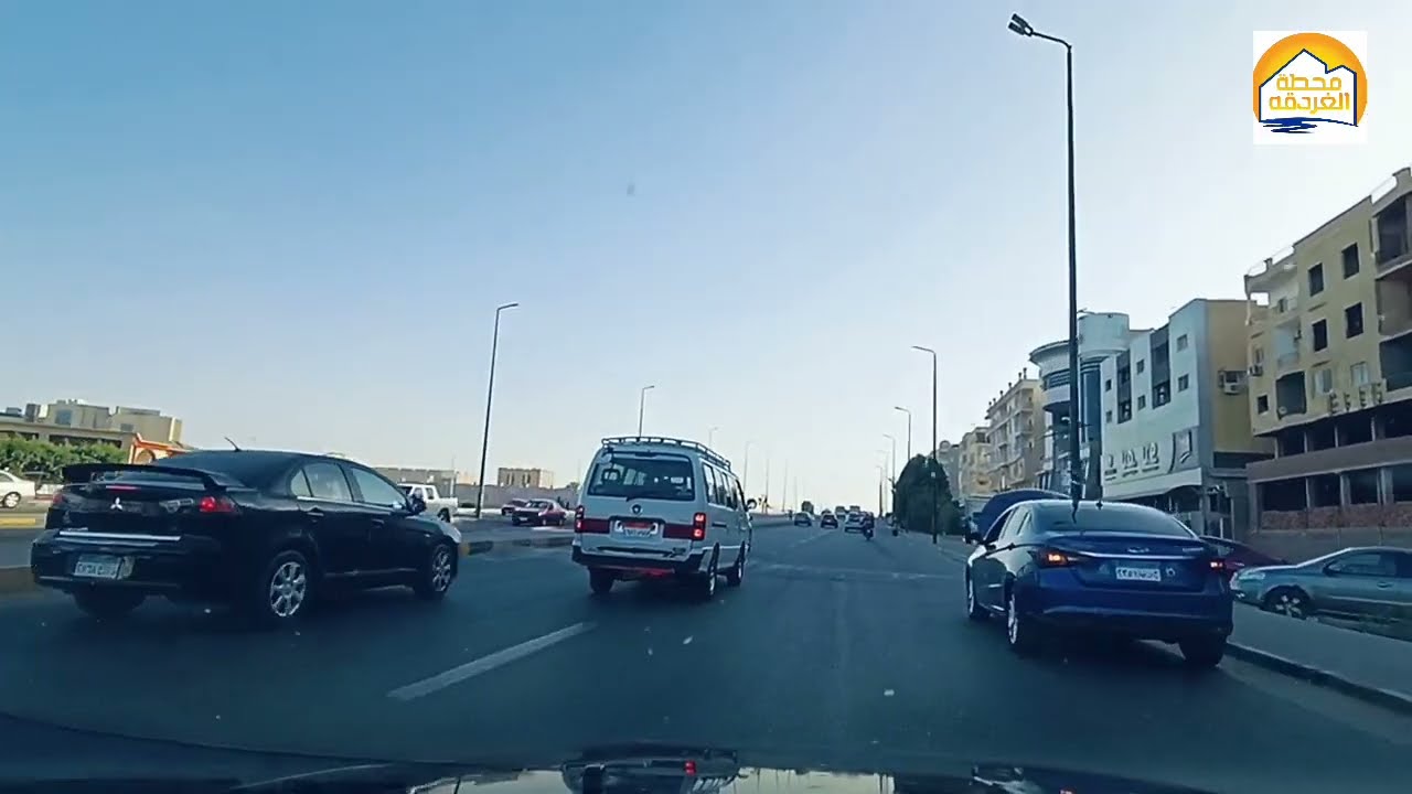 من شوارع الغردقه منطقة مبارك 8  ( جولة المحطه)
