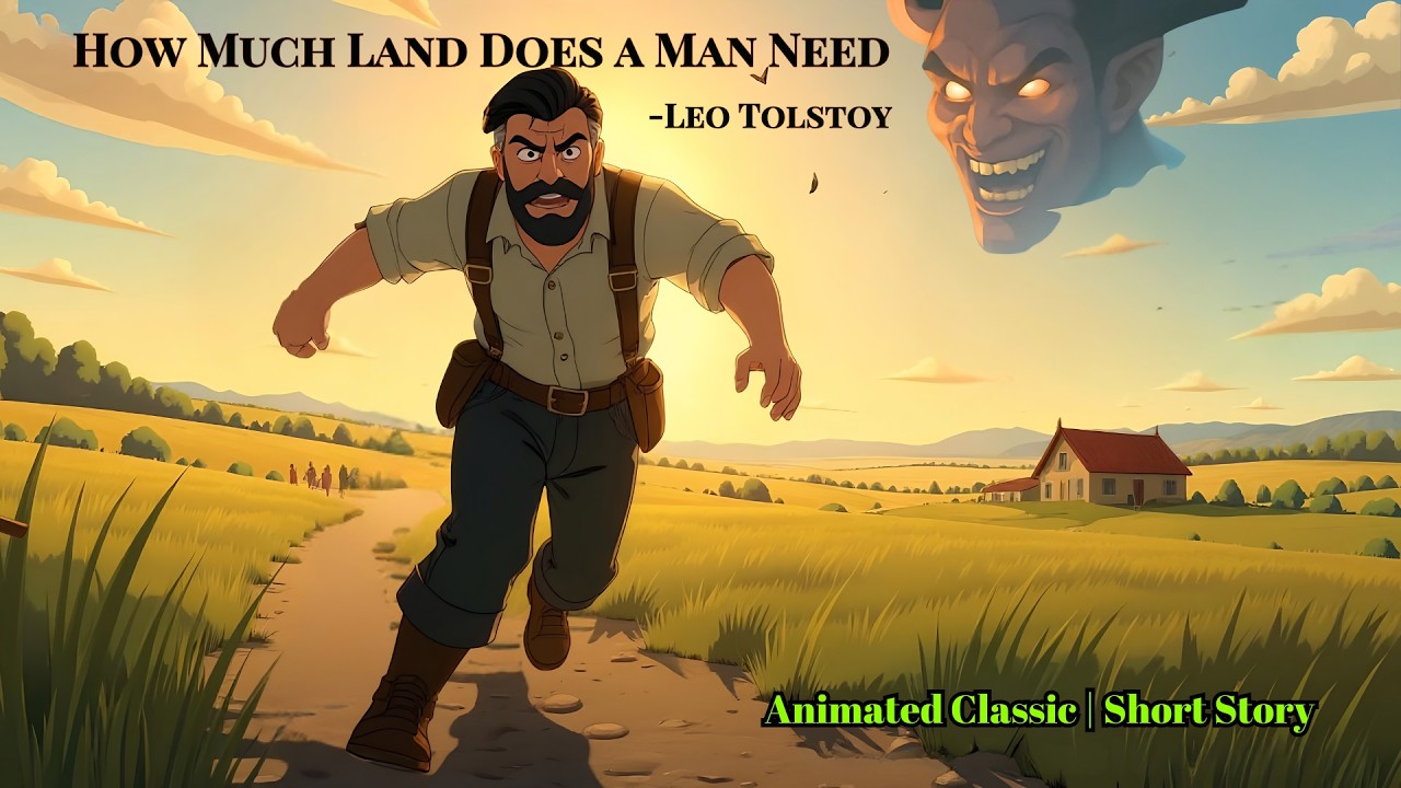 Short story | How Much Land Does a Man Need? – Animated Short Story | Leo Tolstoy Classic