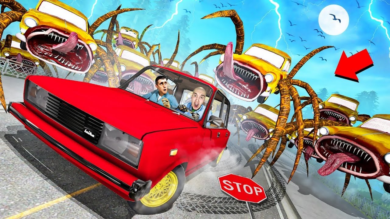 BJEŽIMO OD SVIH UKLETIH TAXI AUTA! *proganjaju nas po gradu i žele nas požderati*