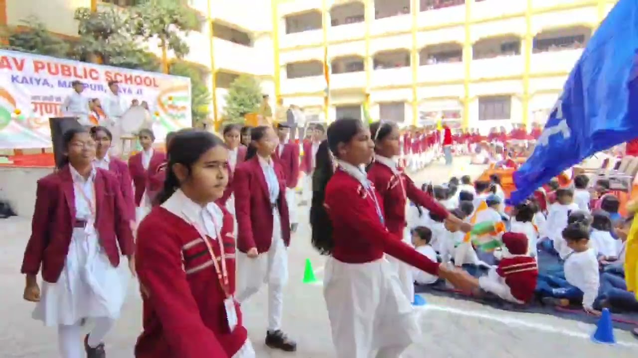 26th January का दिन DAV Public School Manpur, Gaya Ji में पूरे pride, patriotism and enthusiasm