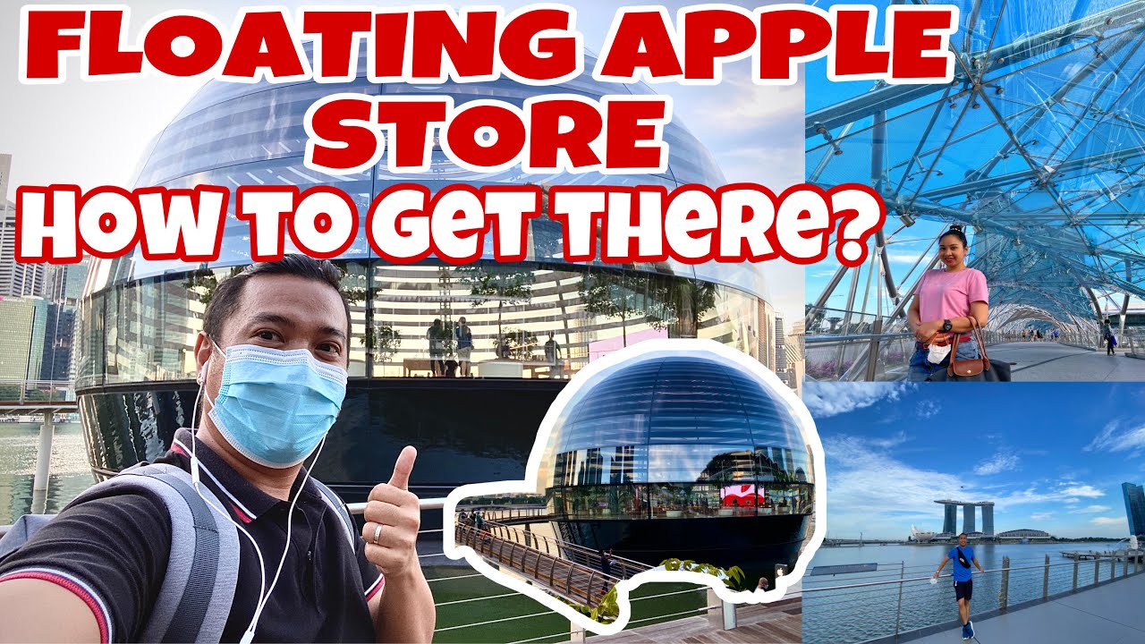 HOW TO GO TO APPLE STORE & HELIX BRIDGE AT MARINA BAY SANDS? | (Singapore Travel Guide EP6)