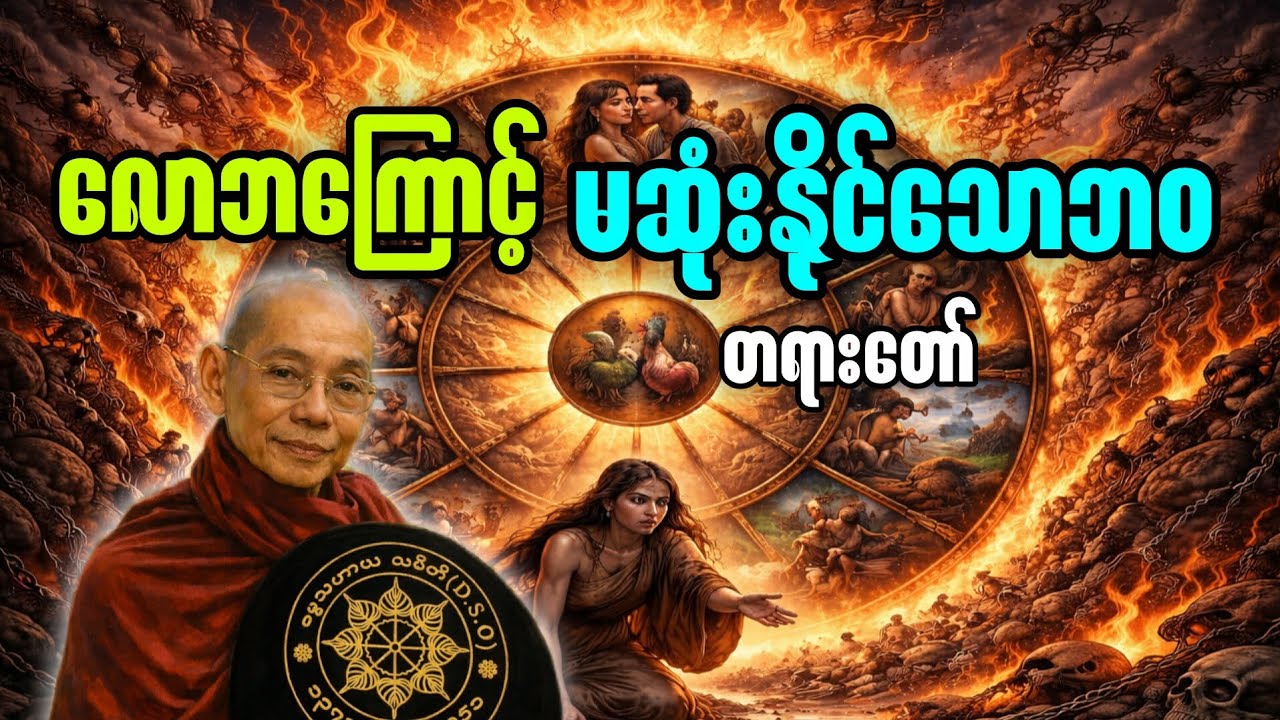 ပါချုပ်ဆရာတော် ဟောကြားသော တရားတော်ကောင်းတစ်ပုဒ် လိုချင်နေသမျှဘဝမဆုံးနိုင်တရားတော်