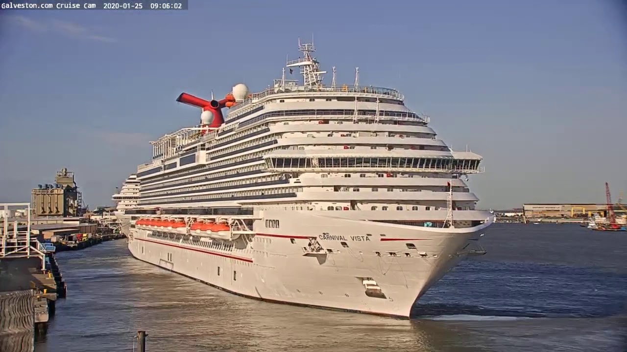 Galveston Timelapse | 1/25/2020 | Carnival Vista & Carnival Dream