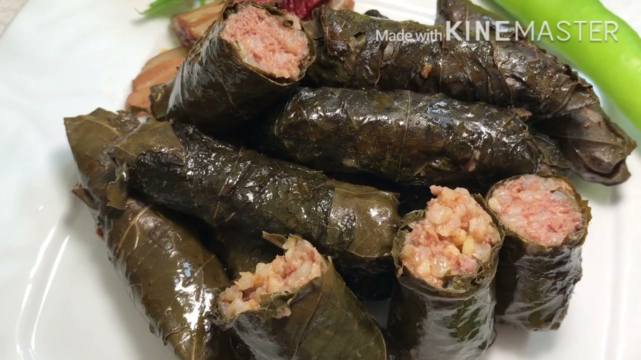 #131♥ SARMALUȚE ÎN FOI DE VIȚĂ ♥ SĂRMĂLUȚE ÎN FOI DE VIȚĂ CU CARNE TOCATĂ ♥