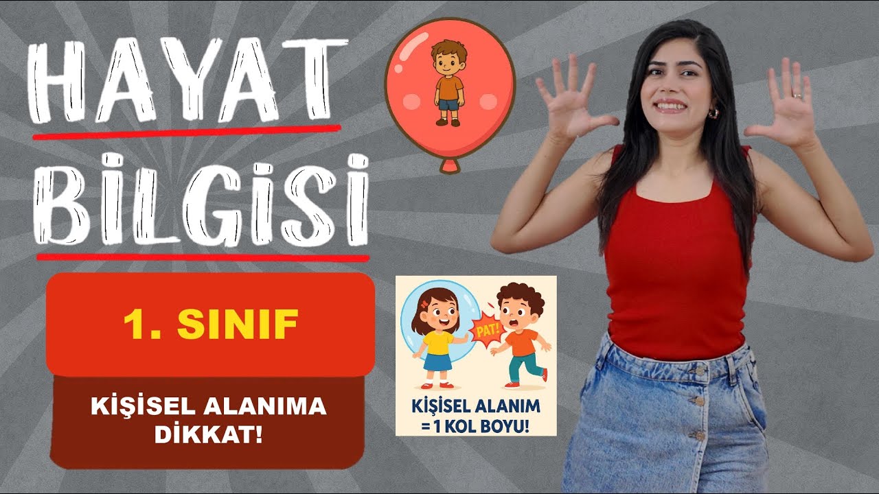 1. Sınıf Hayat Bilgisi | Kişisel Alanıma Dikkat! Konu Anlatımı  (Maarif Modeli)