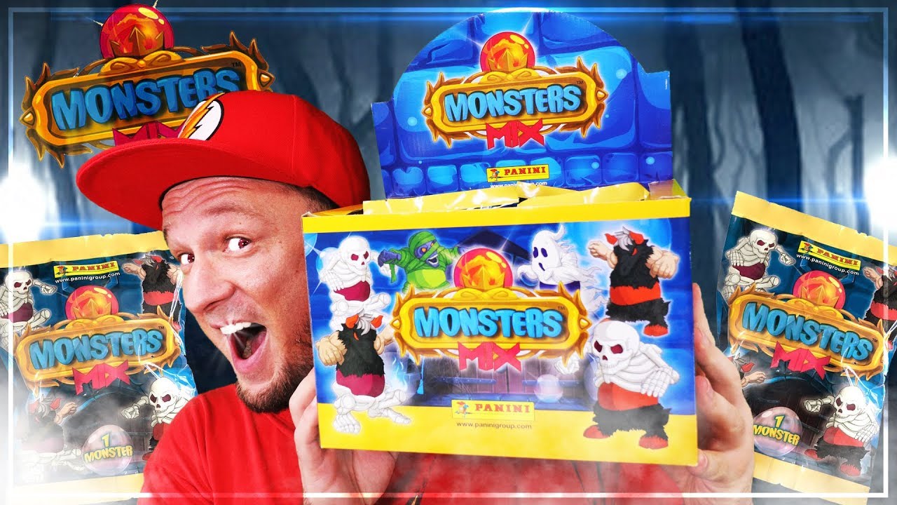 Panini MONSTERS MIX DISPLAY Unboxing Deutsch