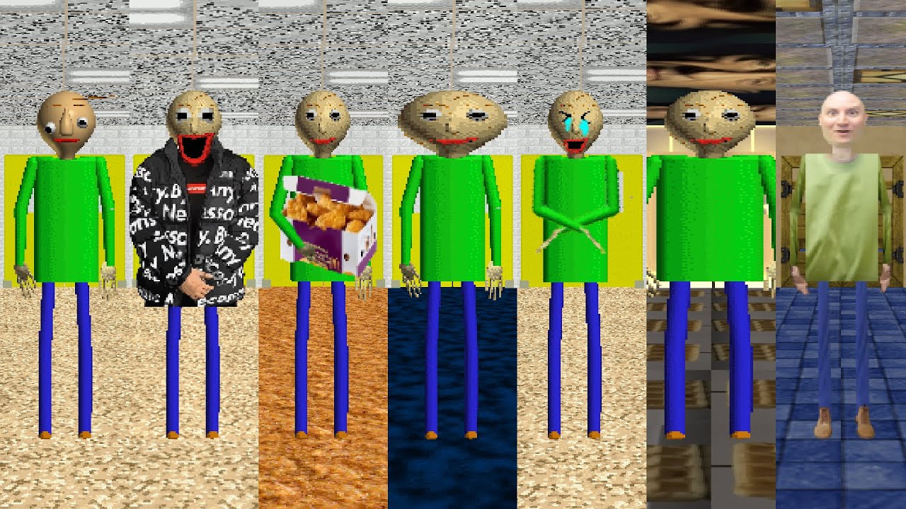Everyone is Baldi's 7 Funny Best Mods - ALL PERFECT!