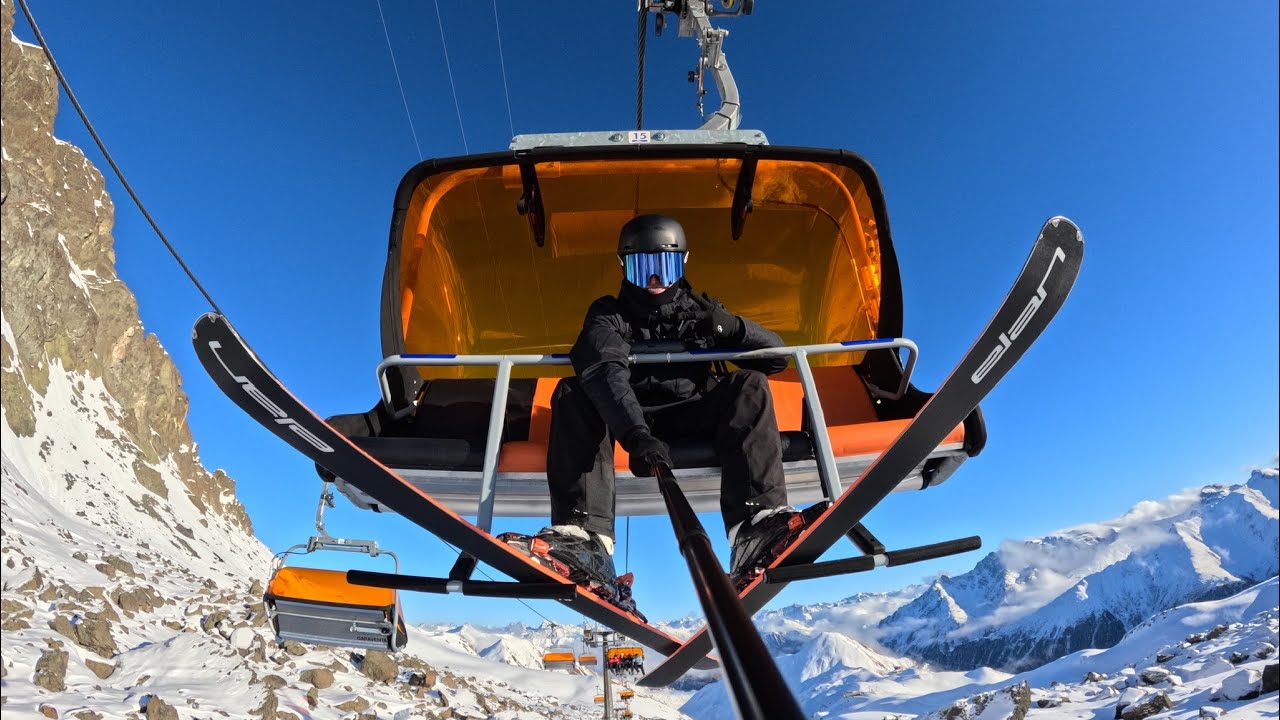 Skiing Pt.2🚡 Ischgl /Samnaun ⛷️ Austria/ Switzerland 🇨🇭🎿 4K 