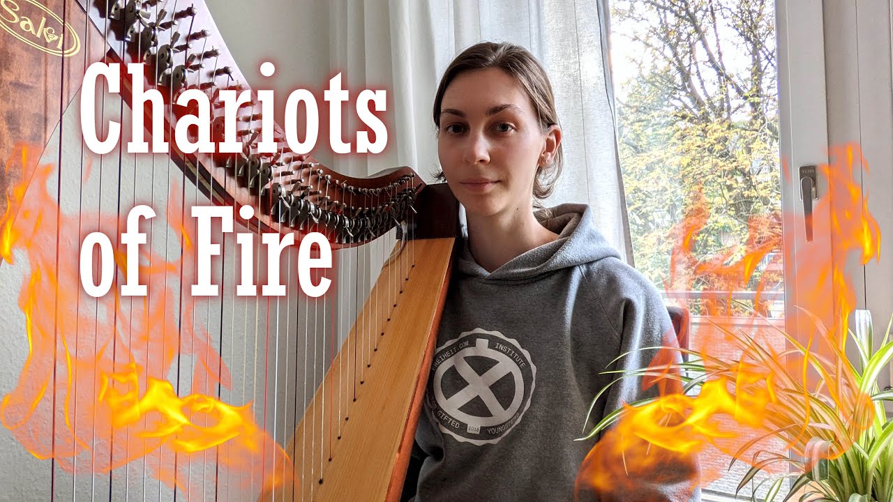 Vangelis - Chariots of Fire 🔥 |Celtic Harp Cover| 34-string harp