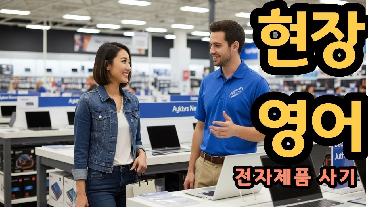 현장 영어 (전자제품 구입) #쳇지피티 영어회화#영어 독학#영어단어##영어회화 #영어공부 #이지리스닝 #영어인강 #유용한영어표현 # 리스닝 앤 스피킹#영어 듣기 말하기