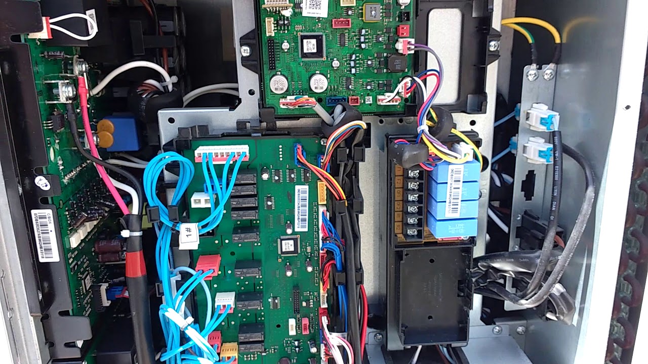 VRF SAMSUNG, ESTRUTURA ELETRONICA DA UNIDADE EXTERNA