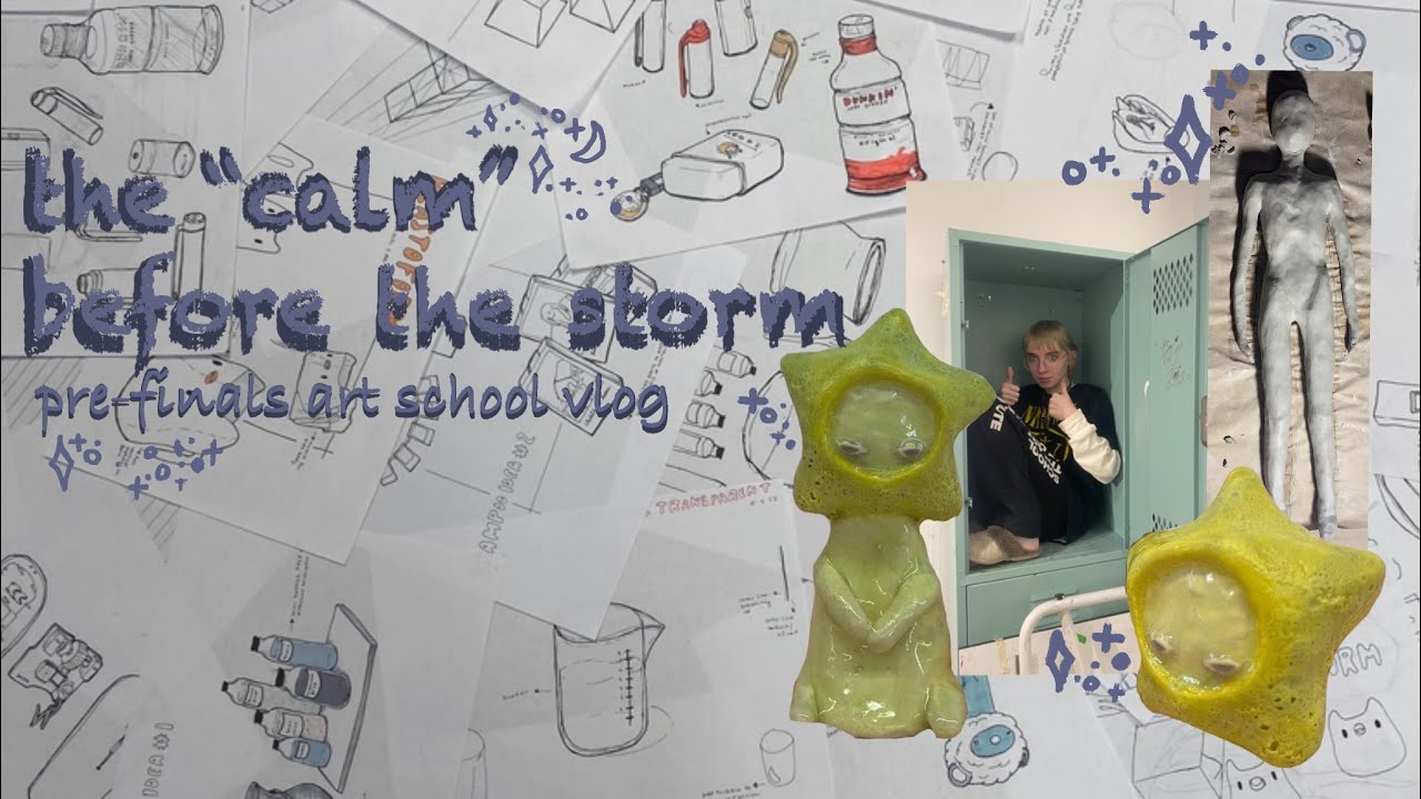 lots of art and pre-finals stress || School of the Art Institute of Chicago Vlog