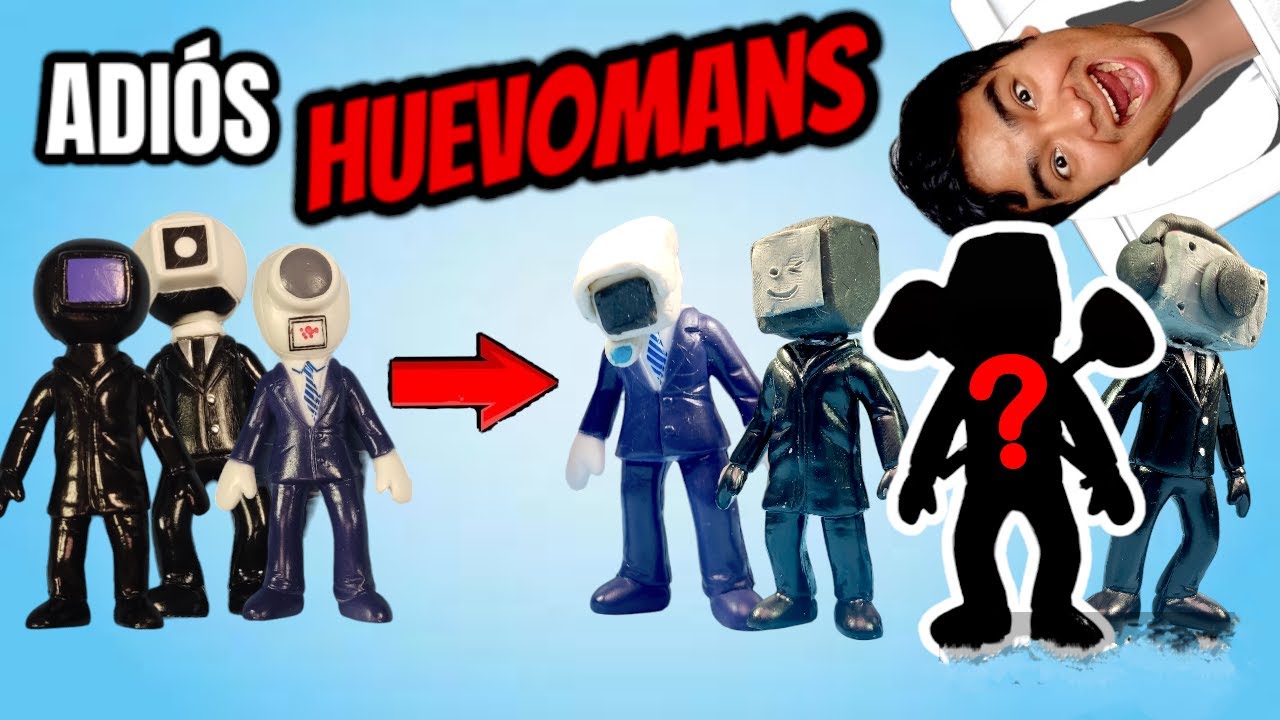 Hice mis propias FIGURAS de skibidi toilet con PLASTILINA