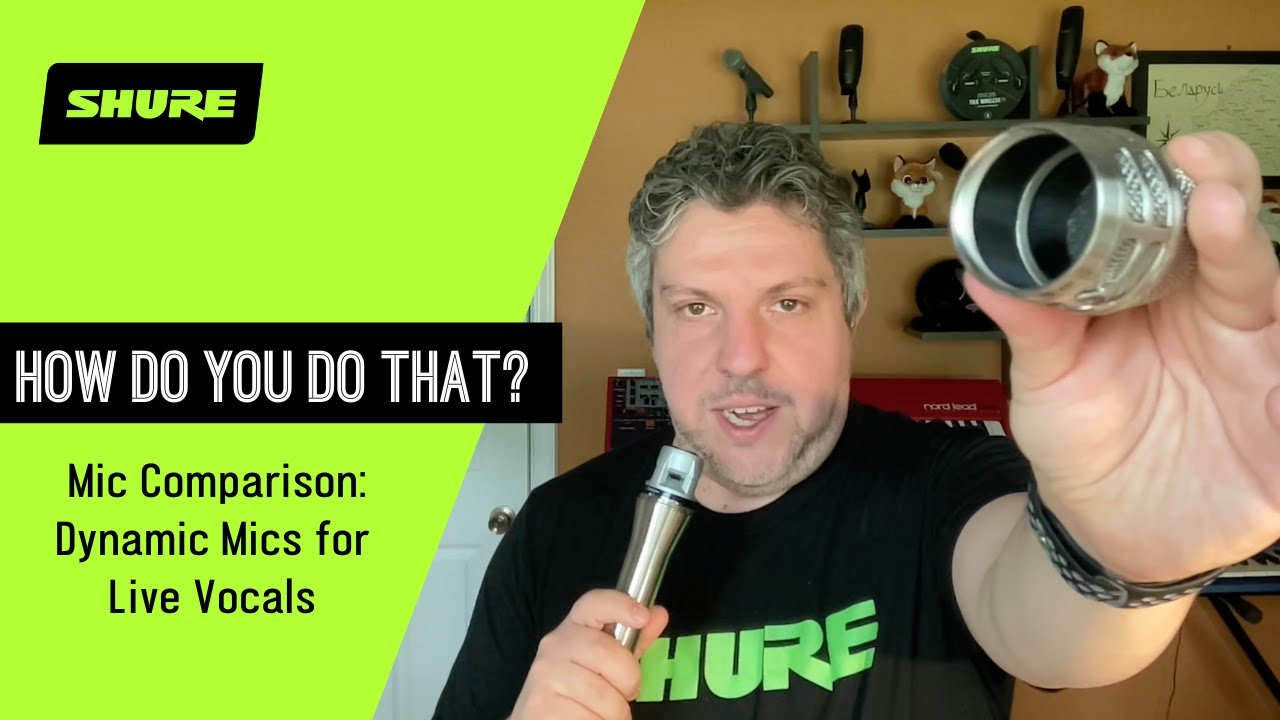 Mic Comparison: Dynamic Mics for Live Vocals | Shure