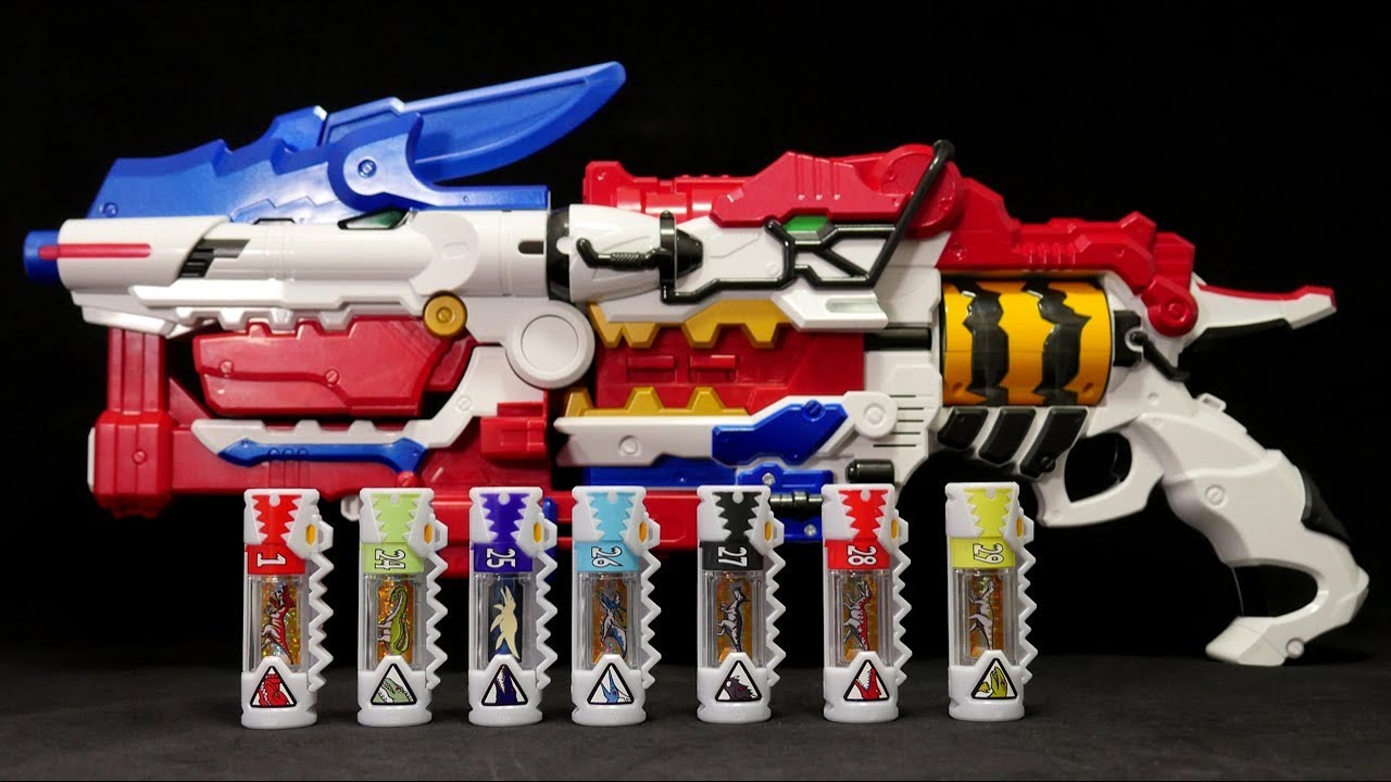 日本版 獣電戦隊キョウリュウジャーブレイブ ガブガブリボルバー＆ガブガブリカリバーセット Power Rangers Dino Force Brave Gab Gab Revolver Calibar