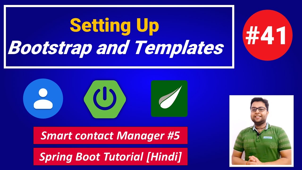 Setting up Bootstrap and Templates | Smart Contact Manager #5 | Spring Boot Tutorial
