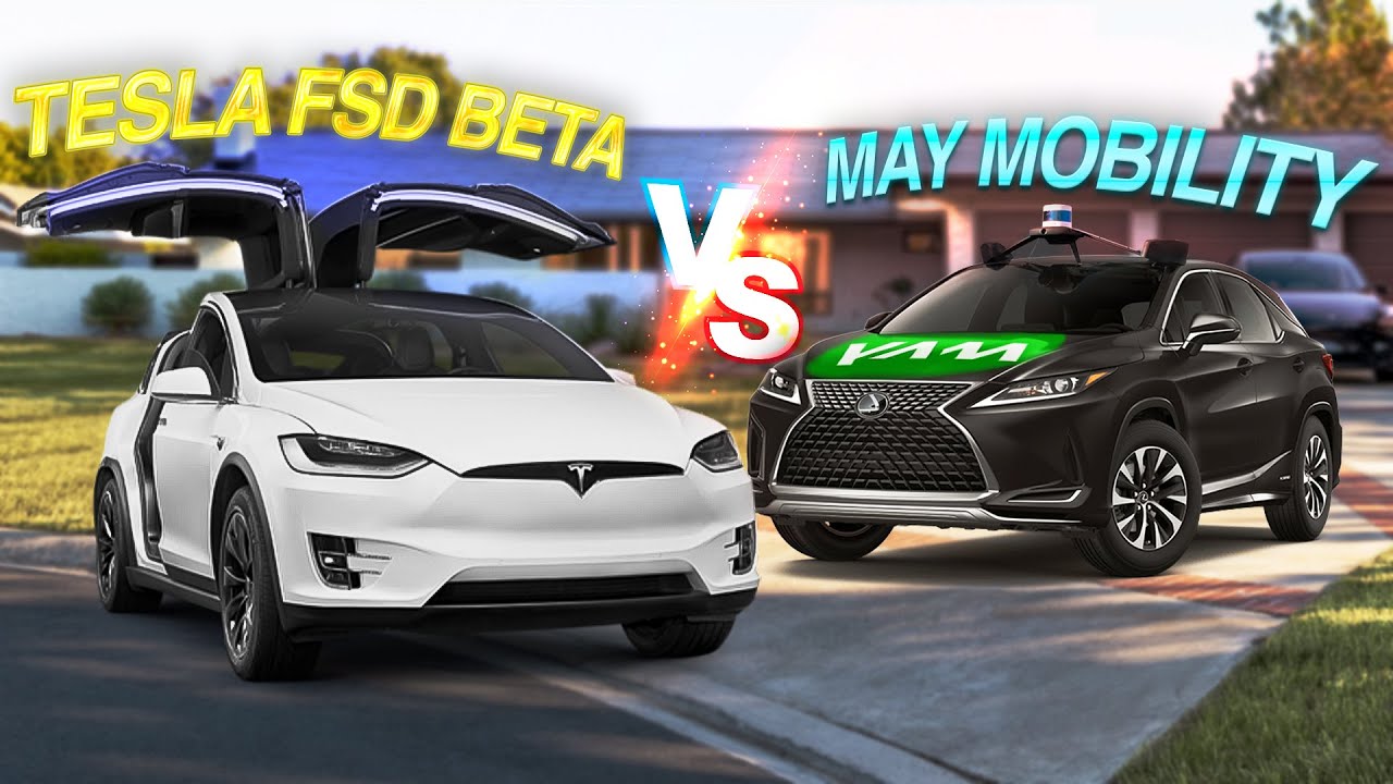 Tesla vs the SELF DRIVING Competition! May Mobility