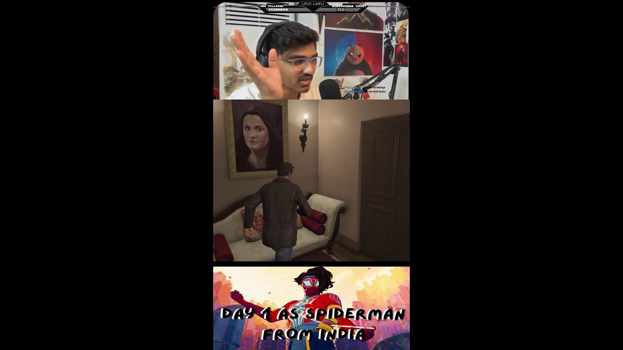 Marvels spiderman | Day 1 as spiderman from India | tamil #shorts (Portrait)
