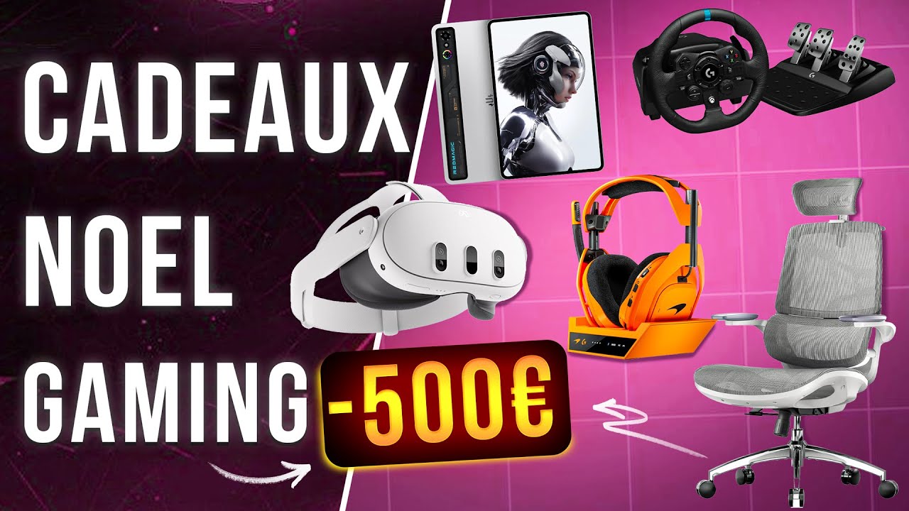 15 IDÉES DE CADEAUX DE NOEL GAMING A MOINS DE 500 EUROS ! 2025 AMAZON