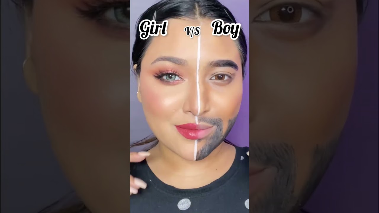 Girls 👧 Vs Boys 👦 Makeup Challenge | #shorts | SUGAR Cosmetics