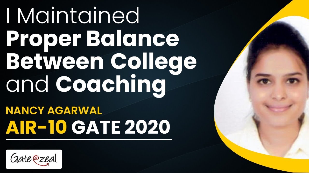 Gate Topper Interview | Nancy Agarwal (Topper of Gate 2020) | Rank:- AIR 10 | @GATE AT ZEAL