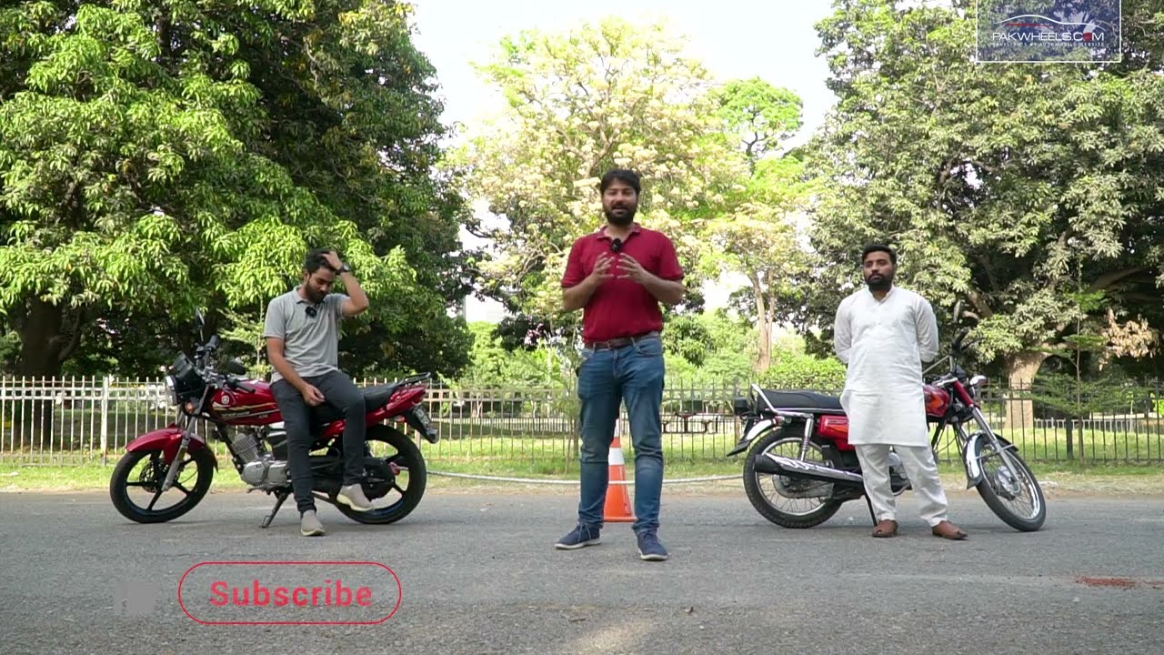 HONDA CG 125 Vs YAMAHA YB125Z DX | TUG OF WAR| PakWheels