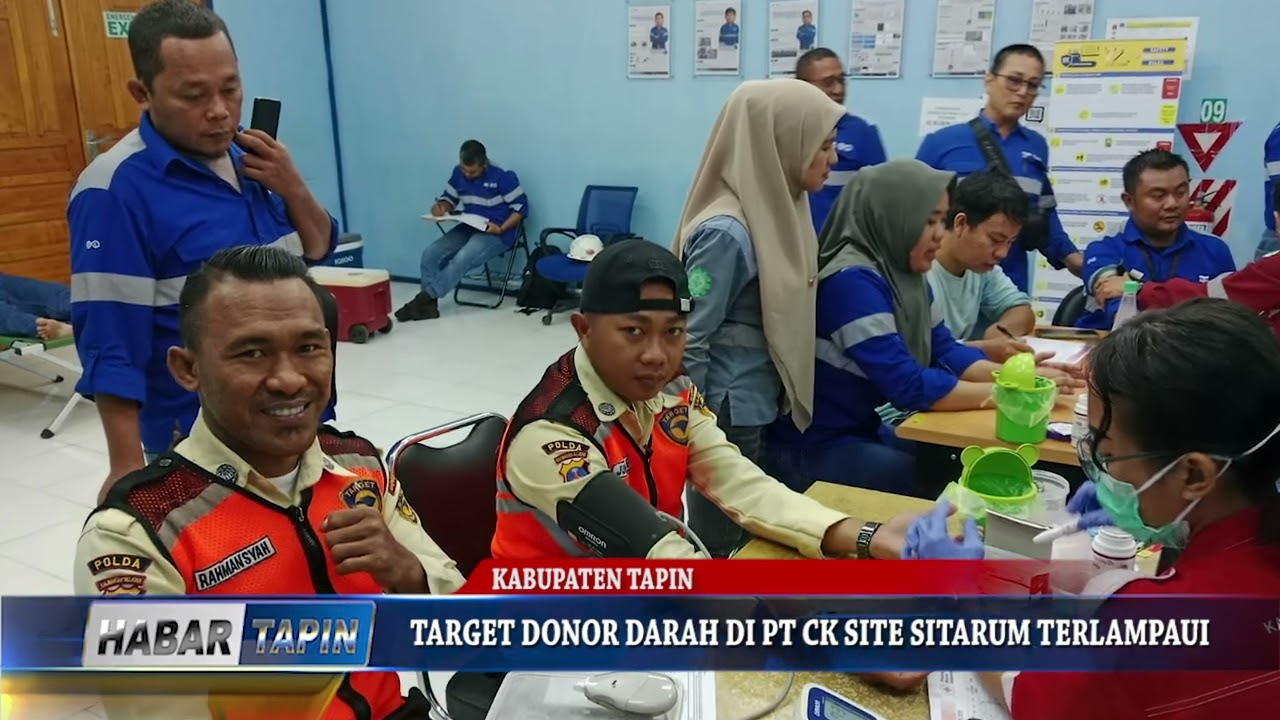 TARGET DONOR DARAH DI PT CK SITE SITARUM TERLAMPAUI