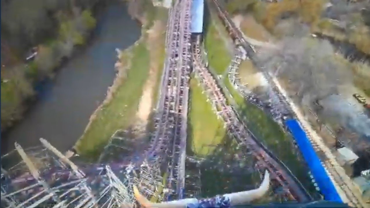 NEW TEXAS GIANT FRONT ROW POV Six Flags Over Texas (3/12/24)