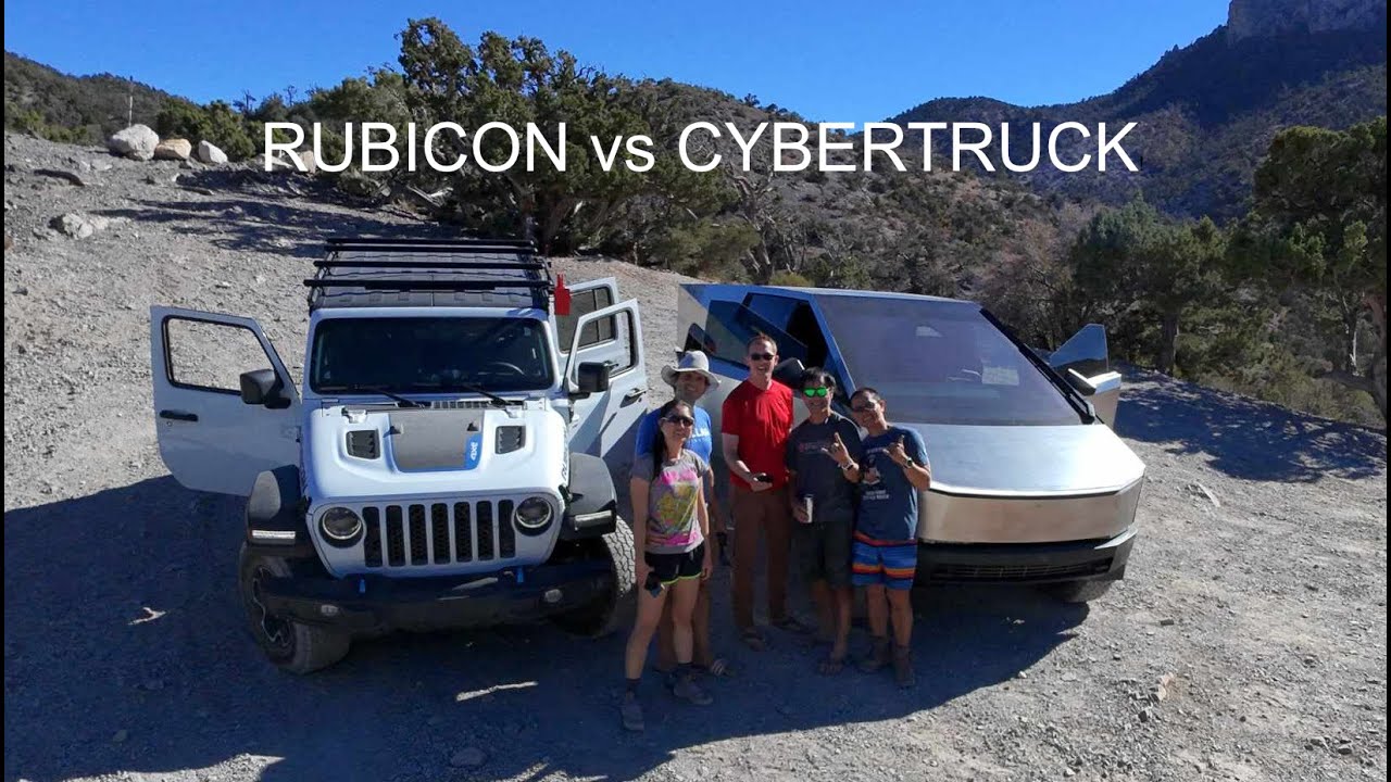 Rubicon & Cybertruck Tackle Rocky Gap Road— Which Does It Better?