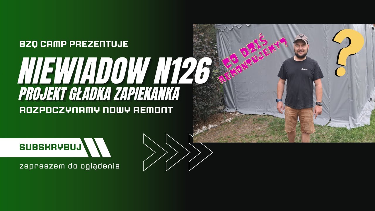 Rozpoczynamy remont Niewiadówki N126 W jakim stanie jest przyczepa? Czyli wyglądało, że jest dobrze