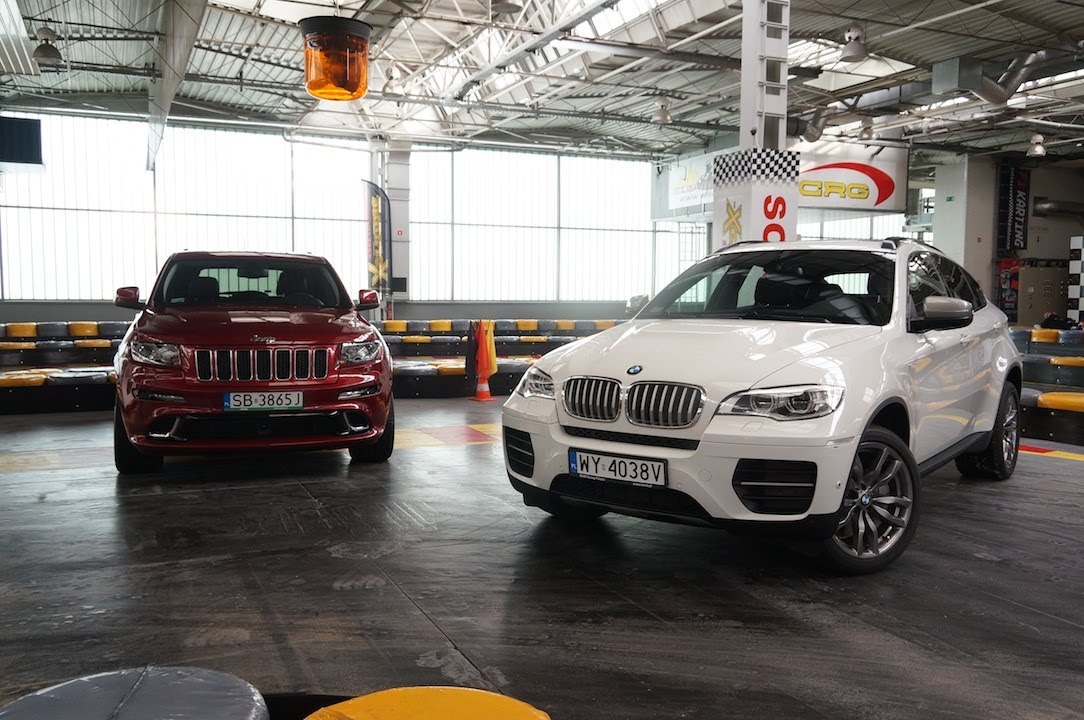 Jeep Grand Cherokee SRT8 vs BMW X6 M50d (TEST)