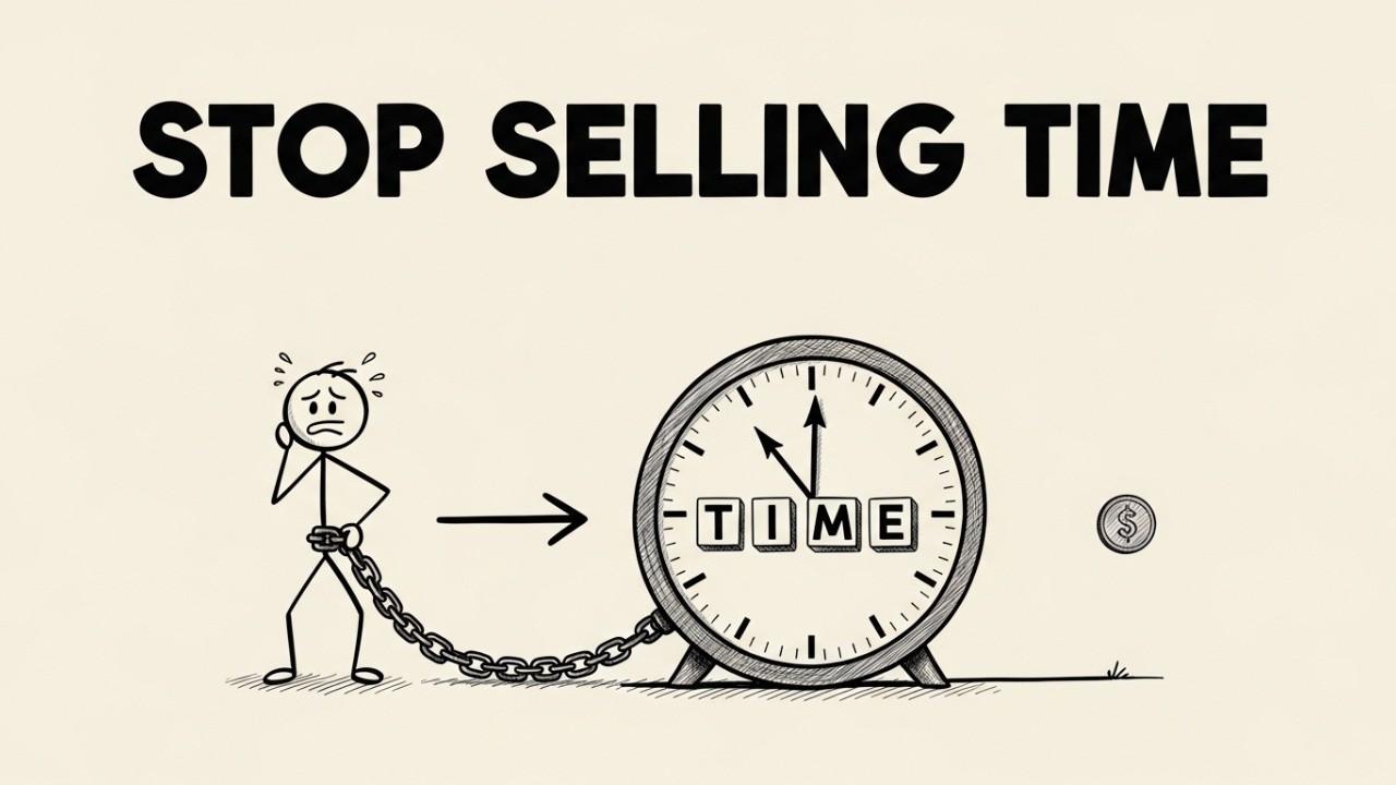 Stop Selling Time: Why Hard Work Won’t Make You Rich