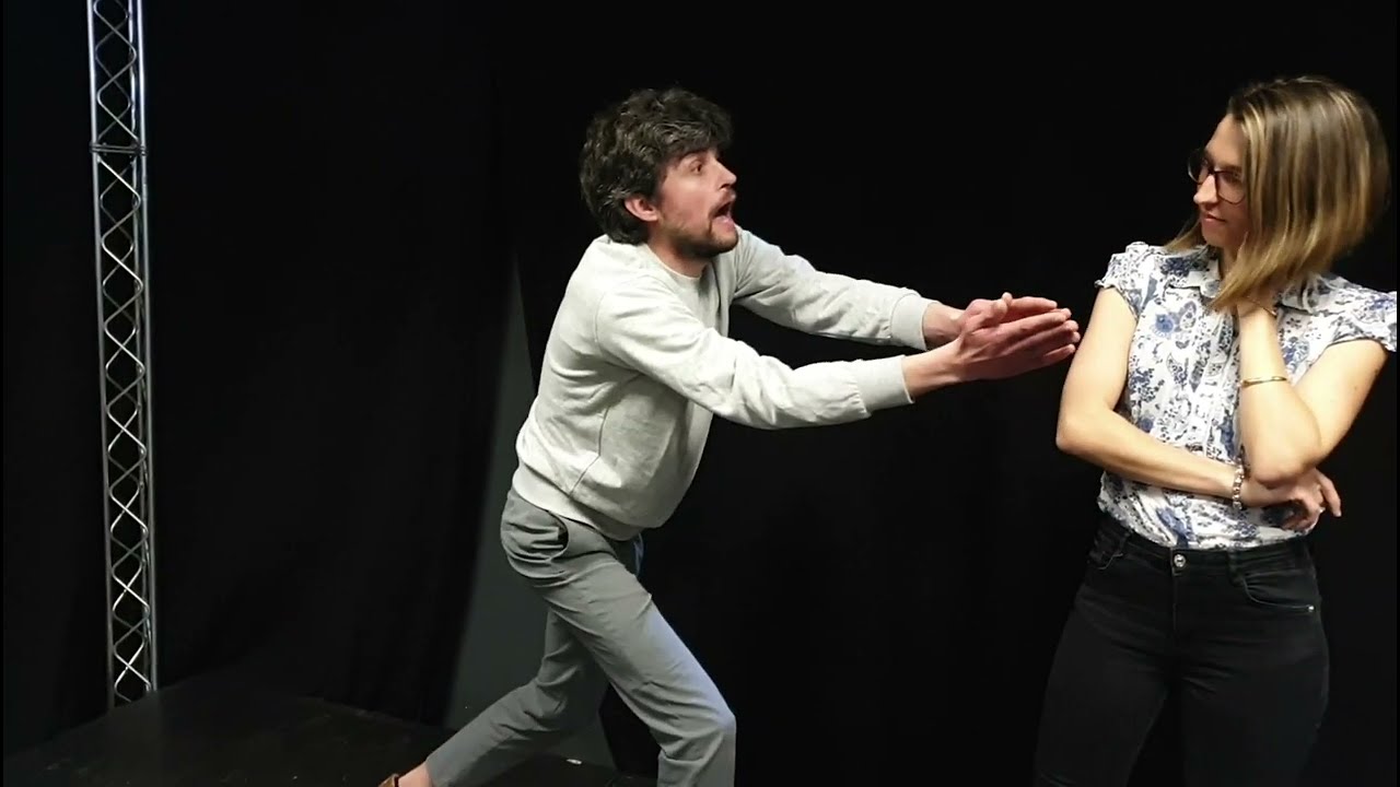 Exercice de théâtre d'improvisation 