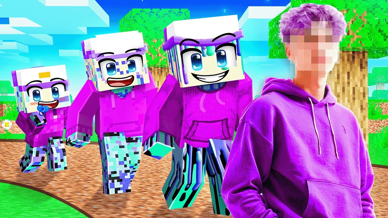 Dash’s BIRTH to REALISTIC Life in Minecraft!