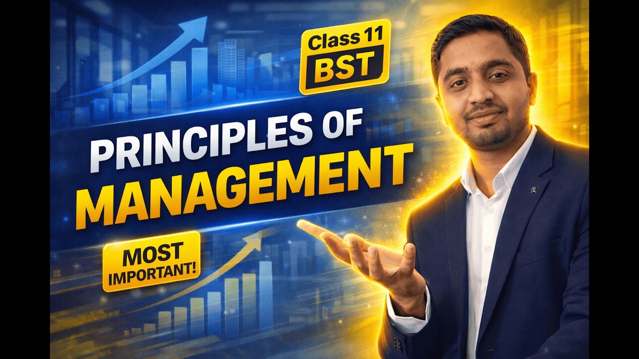 BST – Principles of Management 💡 | Easy & Exam Oriented