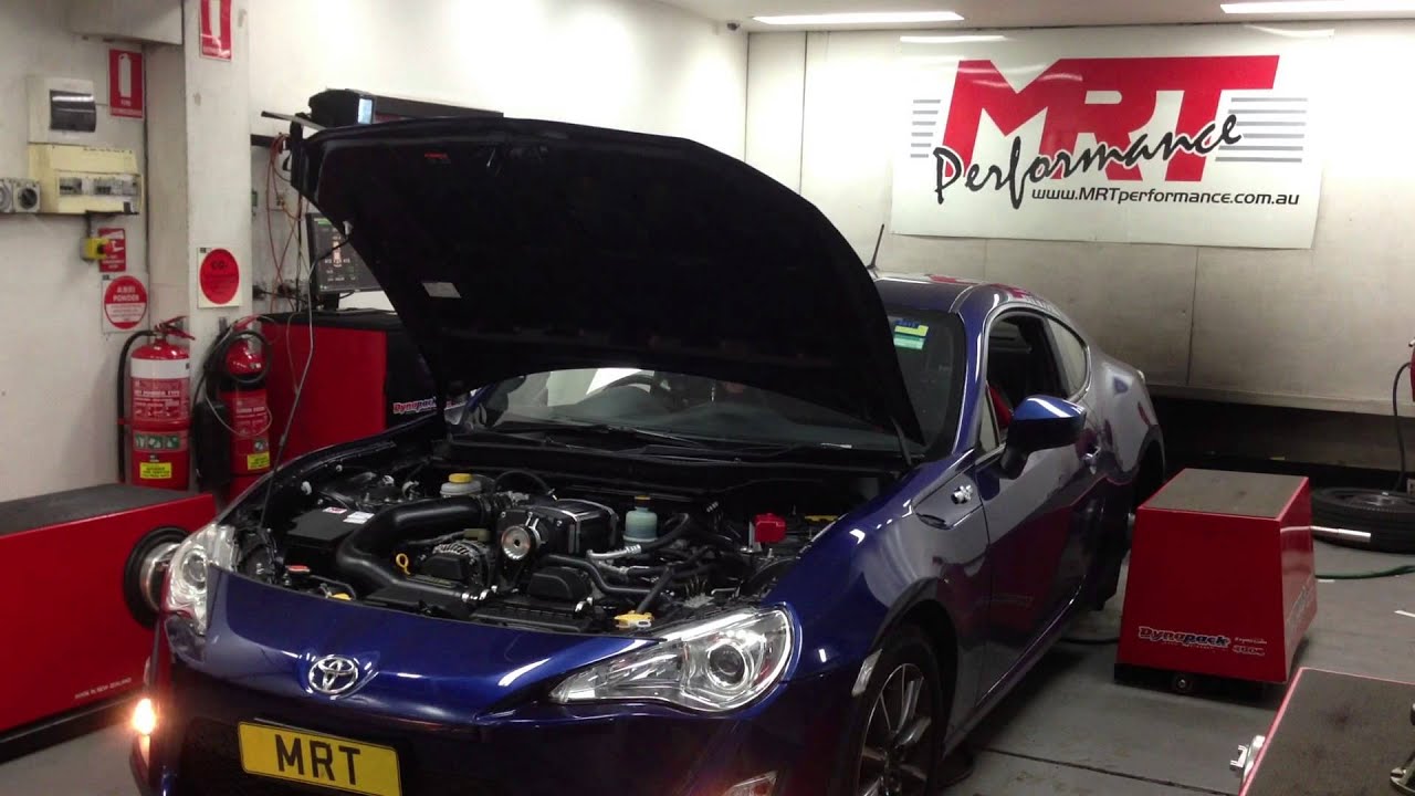 Subaru BRZ Toyota 86 Supercharger dyno test and real audio