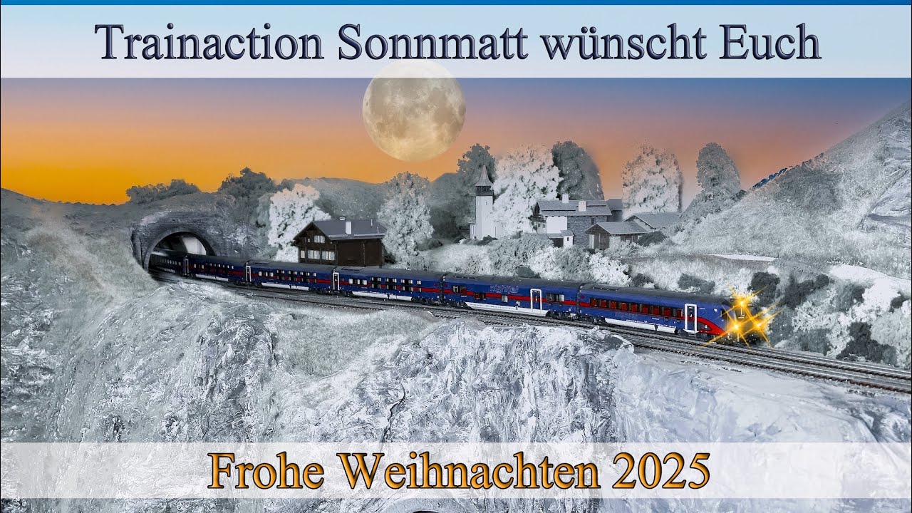 Kunterbunte Weihnachtsfahrten mit ersten Einblicken in den SBB FV-Dosto