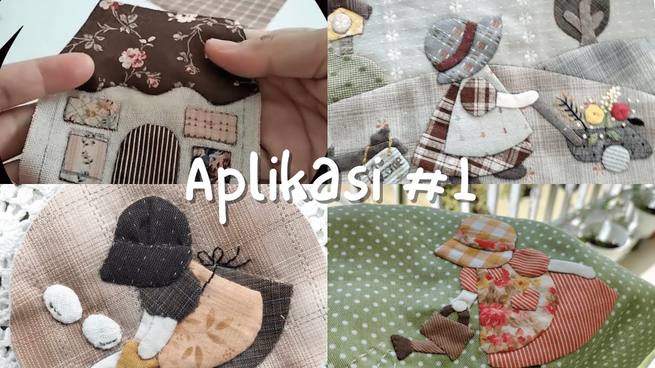 Aplikasi 1: Needle turn applique