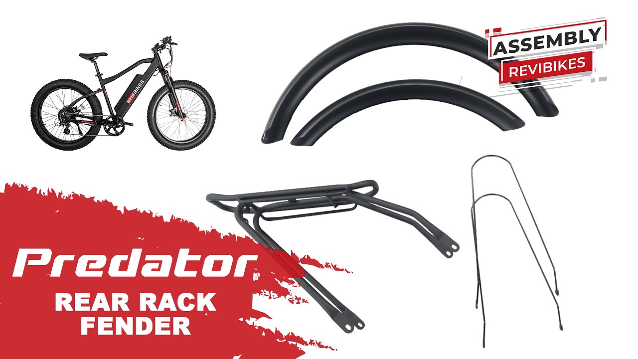 Instruction of Predator rear rack and fender installation