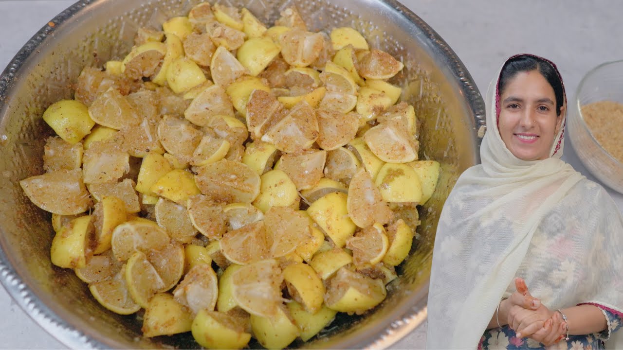 ਨਿੰਬੂ ਦਾ ਖੱਟਾ ਮਿੱਠਾ ਅਚਾਰ ਬਣਾਓ ਲੰਭੇ ਸਮੇ ਲਈ | Nimbu Achar | Lemon Pickle