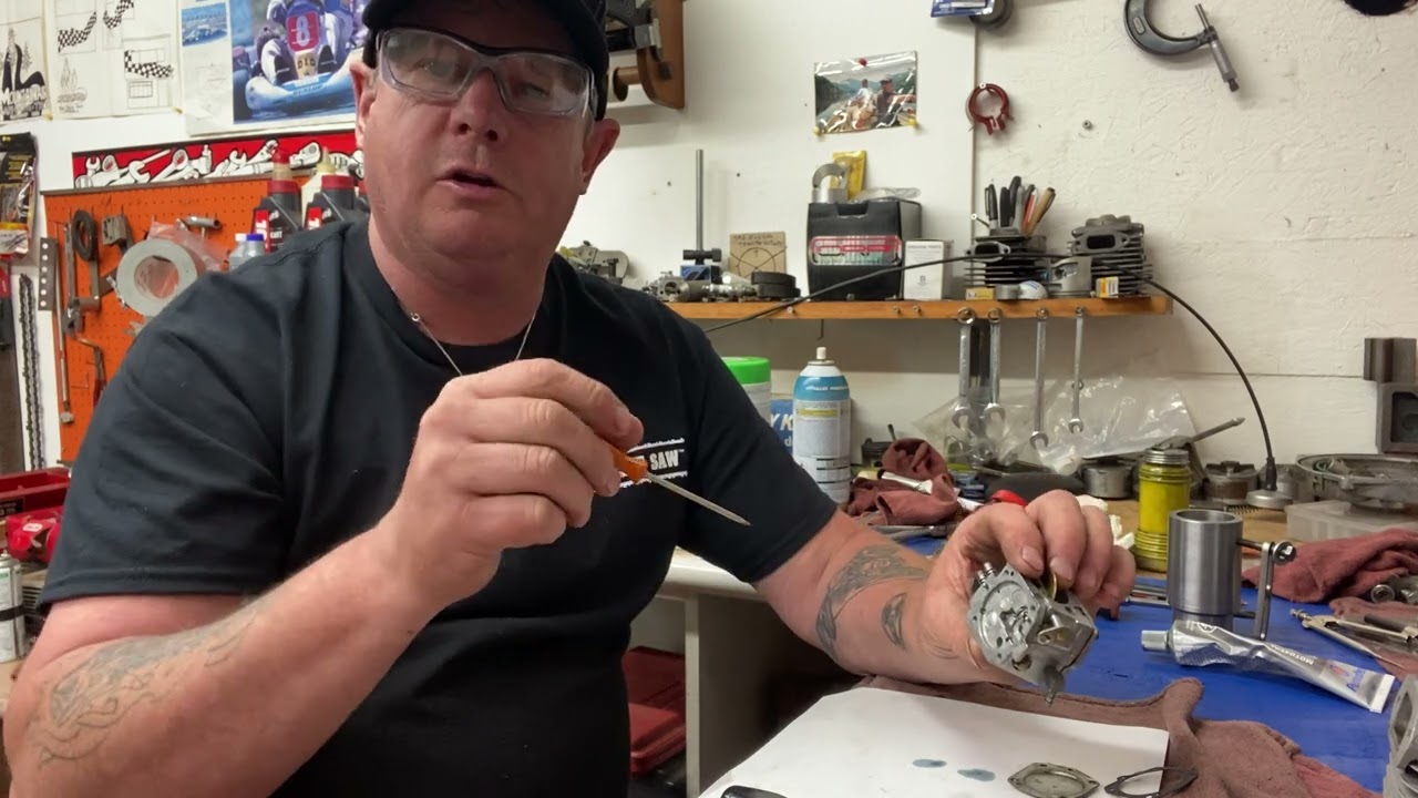 rebuilding tillotson chainsaw carbs