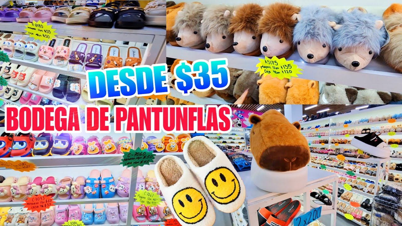 Mega BODEGA DE PANTUNFLAS CALIENTITAS DESDE $35, MODELOS EXCLUSIVOS, TODO PARA HACER NEGOCIO!!