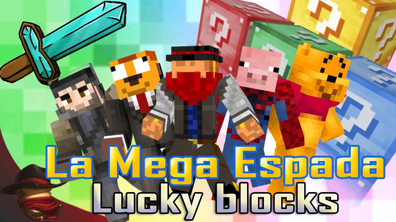 La Mega Espada | Lucky Blocks | Con Sara, Luh, Exo y Gona