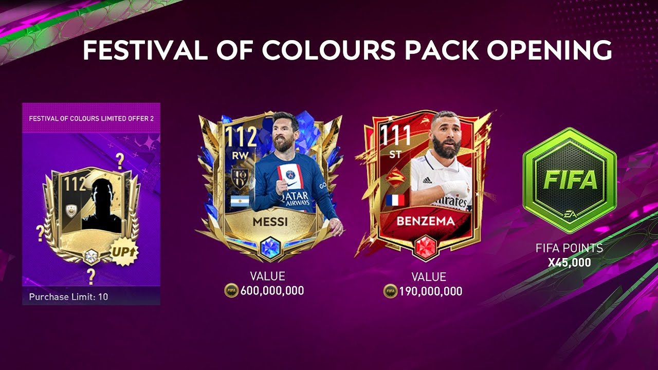 I Packed UTOTY Messi in Festival of Colours Pack! FIFA MOBILE Pack Opening