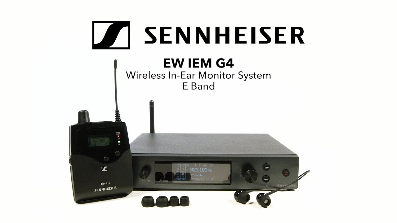 Sennheiser EW IEM G4 Wireless In-Ear Monitor System, E Band | Gear4music